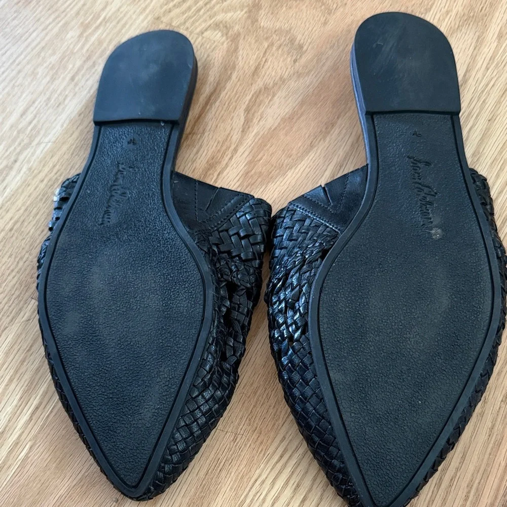 Sam Edelman Black Woven Mules - Picture 2 of 2